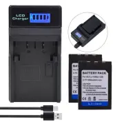 2x Battery +Micro Charger For Olympus Li-10B Li-12B SANYO DB-L10 IR-500 FE-200