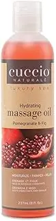Cuccio Naturale Massage Oil - Renewing, Moisturizing Body Oil For Massage Treatment - Leaves Skin Soft and Glowing - Paraben Free With Natural Ingredients - Pomegranate and Fig - 8 oz