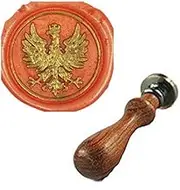 MDLG Vintage Phoenix Custom Picture Logo Wedding Invitation Wax Seal Sealing Stamp Rosewood Handle Set