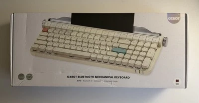 Oxbot Mechanical Keyboard,Multi OS Gaming Keyboard BT or wired with BROWN SWITCH