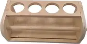 1/2 Drawing Paper Roll Holder - Art Paper Roll Holder Stand with Pencil Holder Cups | Paint Paper Roll Dispenser | Tabletop Paper Roll Holder for Kids Drawing and Writing Painting