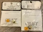 LOT 2 Vtg DOLLHOUSE Cir-Kit Concepts CK800 Brass Plated CEILING CANOPY Sealed
