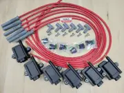 Smart coil IGTB high output & MSD spark plug wire 6 cyl kit NO IGNITER REQUIRED