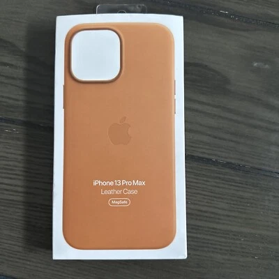 NEW Apple iPhone 13 / 13 Pro Max Leather Case With MagSafe Color: Golden Brown