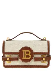 [Balmain] Balmain-B-Buzz 24 Borse A Mano Beige-Donna OS Beige