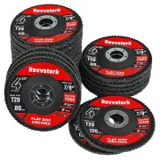 Flap Discs 20 Pack Mixed Grit 40/60/80/120 4-1/2 for Angle Grinder, Zirconia ...