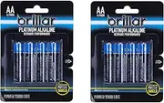 Brillar 1.5V LR6 AA Platinum Alkaline Batteries (Pack of 4)