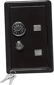 TEHAUX 1Pc Versatile Desktop Money Box Iron Money Strongbox with Password Protection Compact Stylish Storage for Home