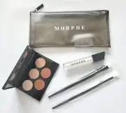 Morphe Whoa La La Lip & Eye Set + Bag (Palette, Lip Gloss, 2 Brushes, & Bag) C20