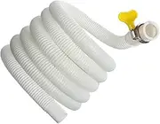 CLSSLVVBN Universal Drain Hose For Washing Machine Easy Install BETTER COMPATIBILITY With Four Different Size Of Connection Heads, 2 meter