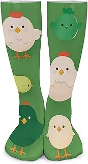 [GHBNK] Soft Thick Socks Crew Athletic Socks Cute Snowboard Snowman Winter Warm Stockings for Women Men
