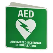FastAid AED Wall Sign Angle Bracket, Australian Resuscitation Council