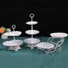 Cupcake Storage Stand Foot Tray Dessert Exhibition Rack Cake Display Plate