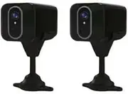Binxind 2X SIM Card Mini Camera Built-in Battery PIR Motion Detection Indoor Security CCTV Surveillance Camera V380 PRO(WiFi)