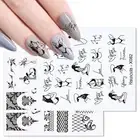 Nail Decals Vivid Persistent Leaves Flower Love Design Valentine Nail Water