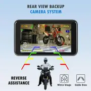VSYSTO F4.5X+ Motorcycle Dashboard Camera Recorder 4.5'' LCD Waterproof with Front and Rear View Dual
