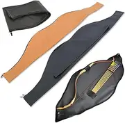 Archery Leather Bow Bag 60 Inch Traditional Recurve Bow Case for Traditional Recurve Bow Longbow Horse Bow