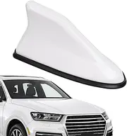 Car Shark Fin Antenna,Shark Fin Car Top Antenna - Waterproof Adhesive Car Top Roof Radio Shark Fin Antenna for Van, Sedan, Truck Buniq