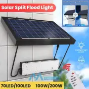 Commercial 990000LM Solar Street Light Outdoor LED Split Flood Light Auto Sensor