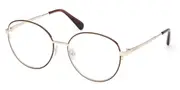 Max & Co. MO5165 050 Women’s Glasses Gold Size 56 - Private Health Rebate - Blue Light Block Available