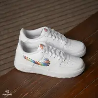 在飛比找蝦皮商城優惠-Nike Air Force 1 Low GS 大童 白彩 