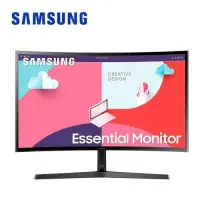 在飛比找PChome24h購物優惠-Samsung 三星 27吋 S3 曲面螢幕顯示器 FHD/