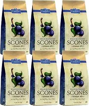 English Scone Mix, Wild Blueberry by Sticky Fingers Bakeries – Easy to Make English Scones Fresh Baked, Makes 12 Scones (6pk)