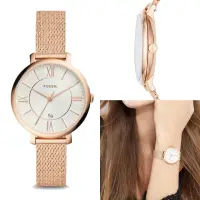 在飛比找momo購物網優惠-【FOSSIL】Jacqueline 優雅時尚腕錶(ES43