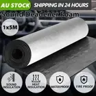 1Mx 5M Sound Deadener Heat Proof Insulation Noise Proofing self-adhesive Foam AU