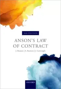 在飛比找博客來優惠-Anson’s Law of Contract