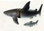 Porcelain Hinged Box SHARK with Baby Trinket Midwest PHB New in box NOS