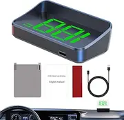 Hud Display Car Windshield | GPS Hud Display Car Windshield | Large Screen Portable Speedometer Device with Adjustable Angle Dashboard Projection for Motorcycle Handlebar Front Window Projection