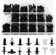 415pcs 18 Sizes Complete Professional Car Auto Body Retainer Fastener Clamp/Holder Assortment Plastic with Contain Box
