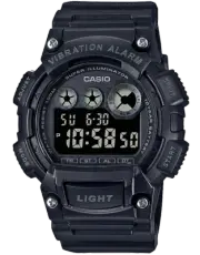 Casio W735H-1BV, Digital Watch, Countdown Timer, Stopwatch, Vibration Alarm