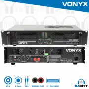Vonyx VXA-2000 Power Amplifier PA DJ Stage Amp 2x 1000W into 4 Ohms - NEW