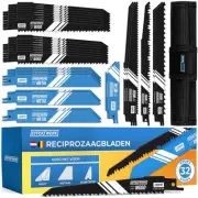 E•Werk - Reciprocating Saw Blade Set - 32 Pieces - Carbide Steel Replacement ...