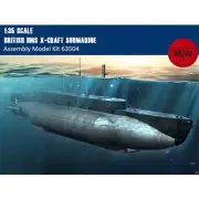 Merit 63504 1/35 Scale British HMS X-Craft Submarine Plastic Assembly Model Kits