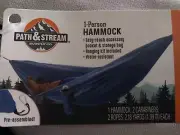 Path & Stream 1 Person Hammock 2 Ropes 2 Carabiners