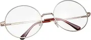 [grinderPUNCH] Non-Prescription Round Circle Frame Clear Lens Glasses