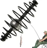 wiroouia Carp Fishing Feeder | Fishing Feeder Bait Cage - Quick Sinking Tackle, Jig Supplies with Spring, Fish Accessories for Camping Hiking