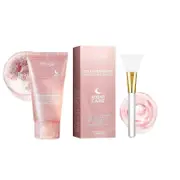 Collagen Night Wrapping Mask Peel Off Facial Mask with Brush, Deeply Hydrates & Firming & Glowy & Elasticity & Hydration Care