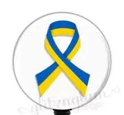 Ukraine Badge Reel, Stand With Ukraine Badge Holder, Ukraine Retractable GG6079