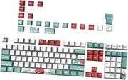 HOMOBABE 129Pcs Themed Pbt Keycaps for Mechanical Keyboards Durable Keycaps for Gaming and Keyboard Enthusiasts Smooth Texture Fit