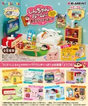 New Re-Ment Miniature Crayon ShinChan room rement Full Set of 8PCS