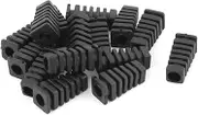 uxcell 15 Pcs Rubber Strain Relief Cord Boot Guard Wire Cable Sleeve Hose 27mm x 7mm