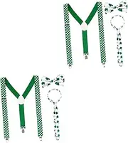 [LIFKOME] 6 Pcs 1 Unique Tie Suspenders Party Dress Accessory Patricks Day Decor One Size Stylish Party Favors