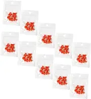 Ipetboom Glue Bottle Mouth Tip 100pcs Eyelash Glue Bottle Needle Universal Replacement Heads Easy to Use for Family Salons