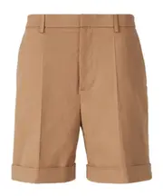 Valentino Turn-Up Bermuda Shorts IT52,IT48 Nude