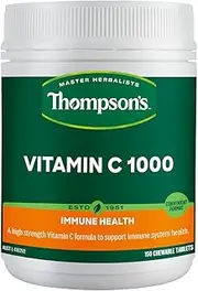 Thompson's Vitamin C 1000mg Chewable Tab X 150