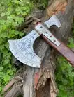 Handmade Axe Forged Carbon Steel Blade Replica Axe GOW Axe With Sheath SE